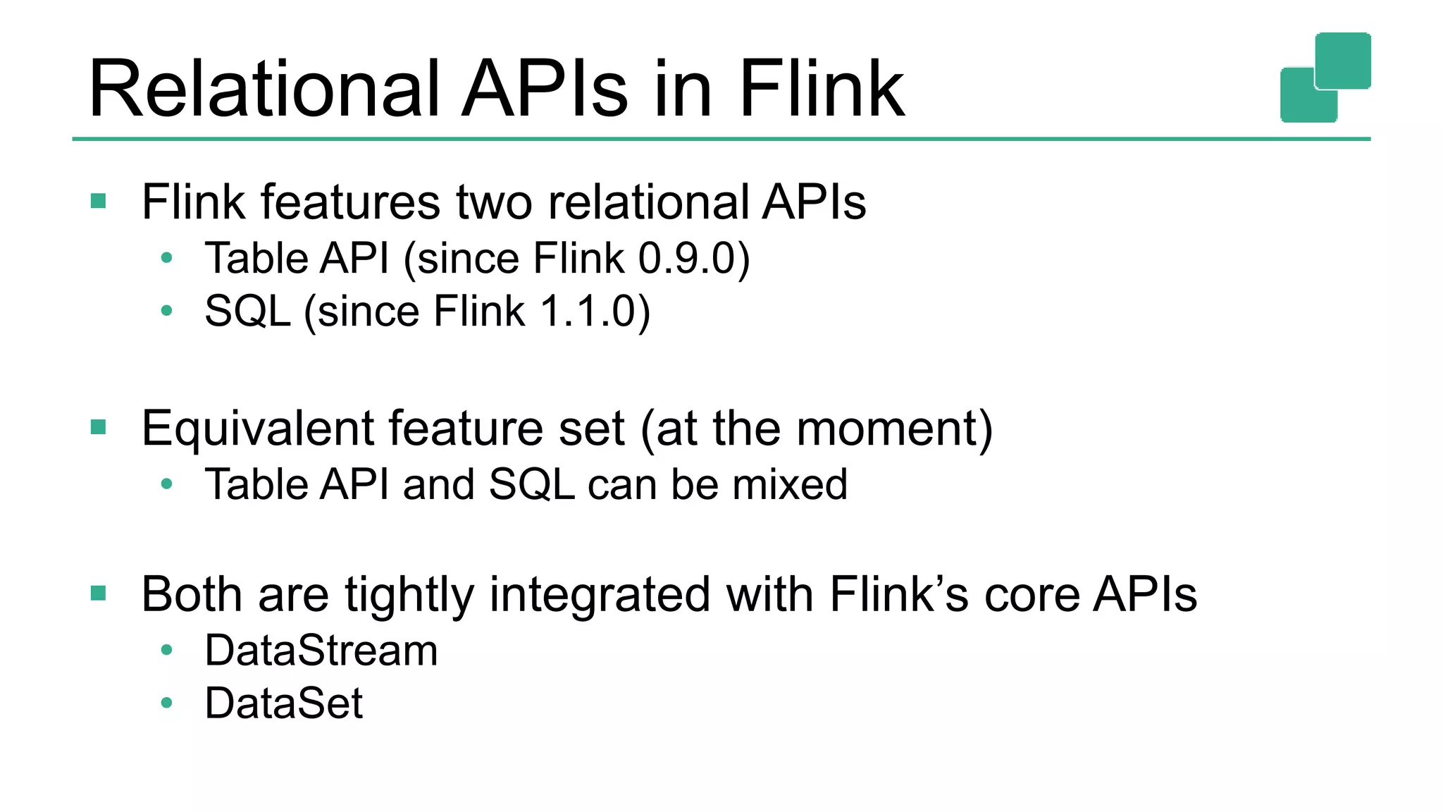 Taking a look under the hood of Apache Flink's relational APIs. | PPTX ...