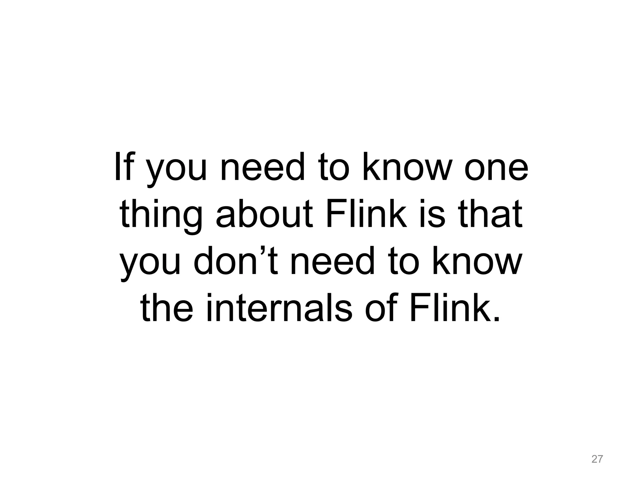Apache flink api runtime and project roadmap ppt
