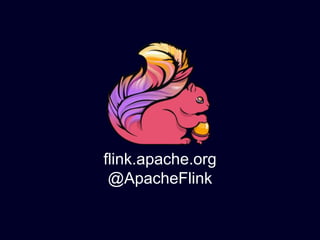 flink.apache.org
@ApacheFlink
 