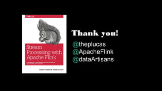 52
Thank you!
@theplucas
@ApacheFlink
@dataArtisans
 