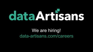 We are hiring!
data-artisans.com/careers
 