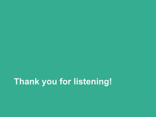 Thank you for listening!
39
 