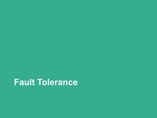 Fault Tolerance
30
 