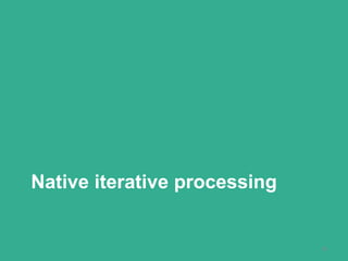 Native iterative processing
19
 