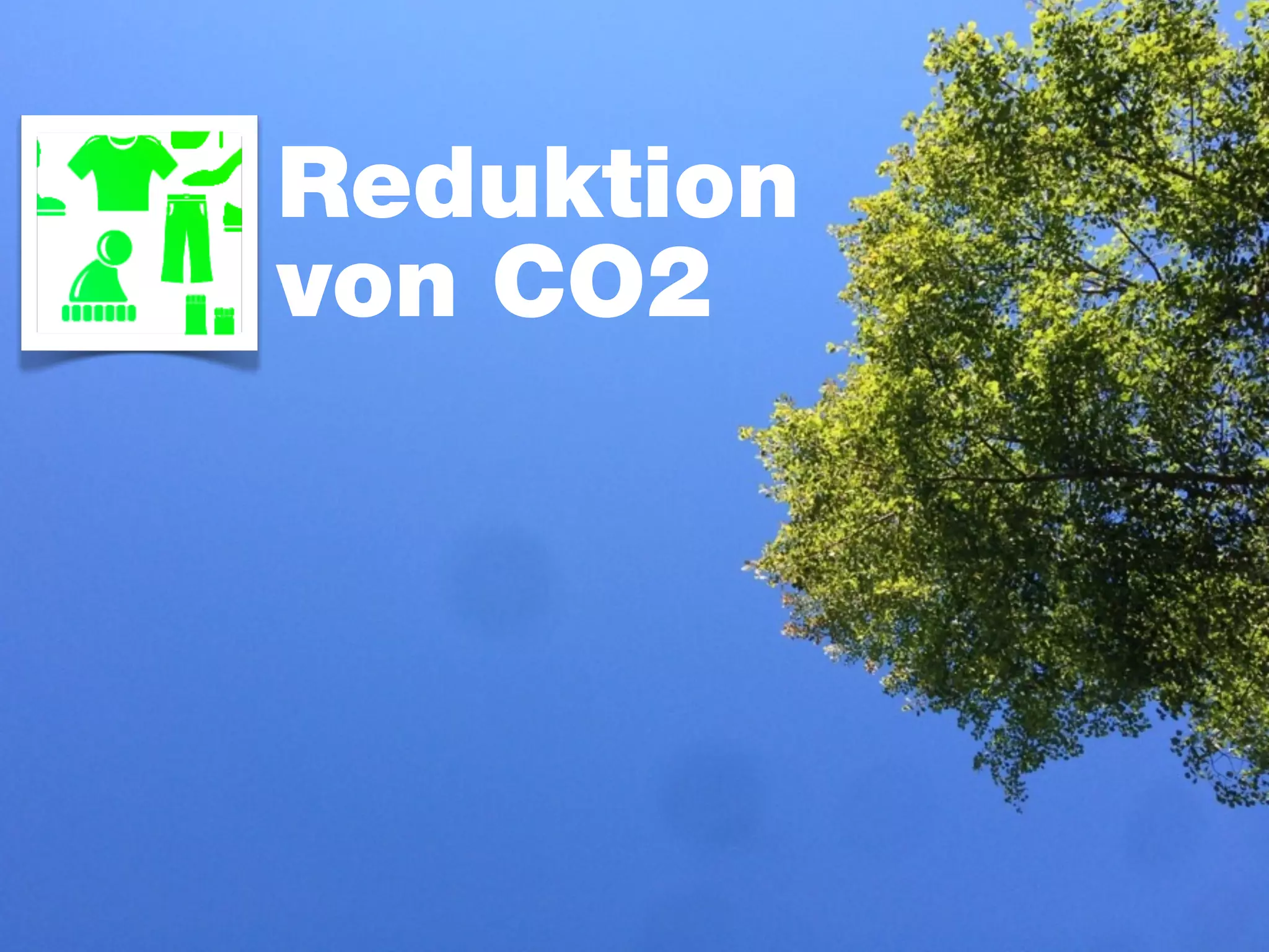 Reduktion
von CO2

 