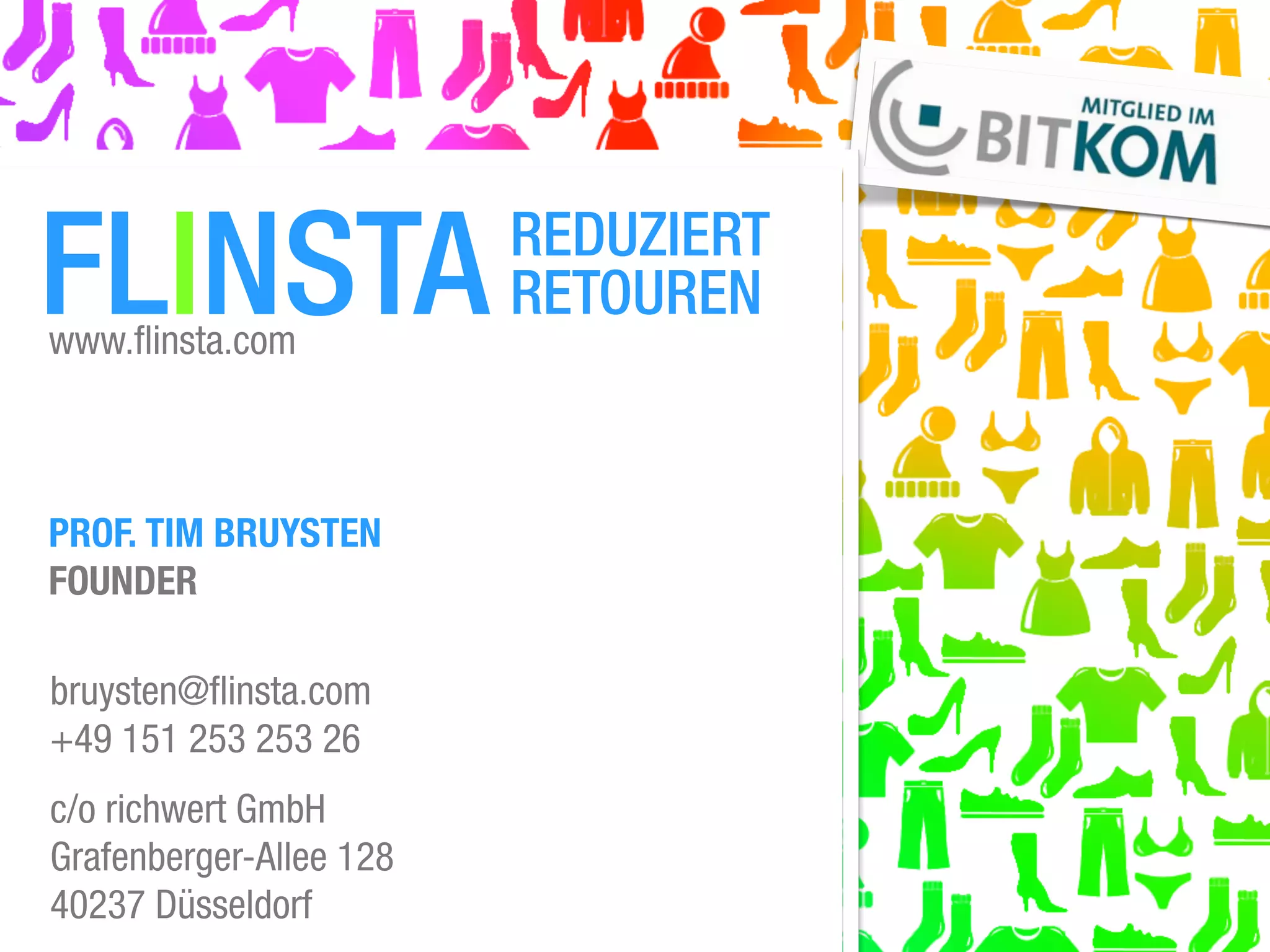 flinsta reduziert Retouren - Präsentation auf der neocom 2013