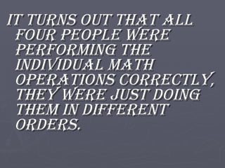 Order of Operations with the flintstones | PPT