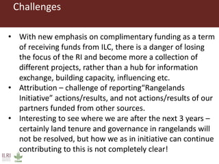 ILC Rangelands Initiative―Global component