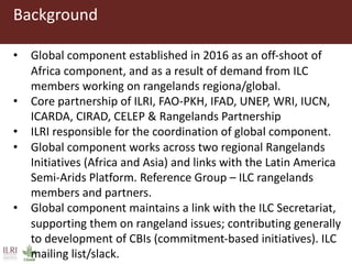 ILC Rangelands Initiative―Global component