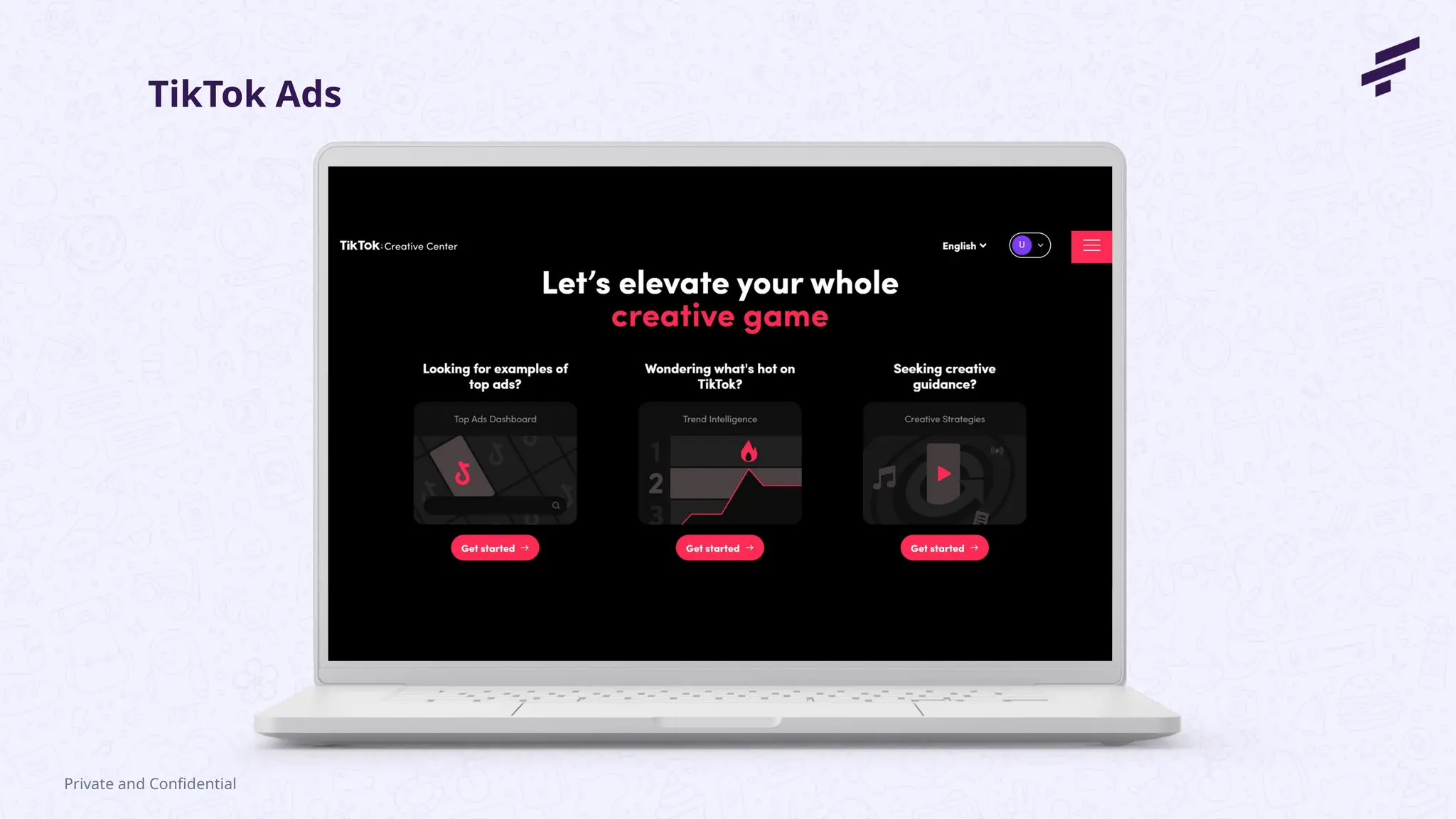 Private and Confidential
TikTok Ads
 
