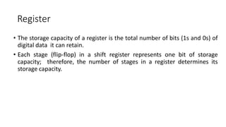 2 Bit Storage. Register Flip-flops, Shift Registers and Counters.pdf