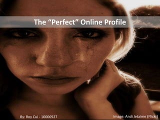 Image: Andi Jetaime (Flickr)
The “Perfect” Online Profile
By: Roy Cui - 10006927
 