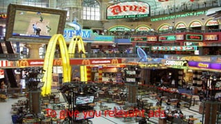 To give you relevant ads . . .
 