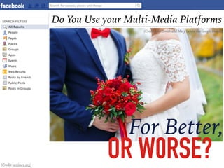 OR W0RSE?
For Better,
Do You Use your Multi-Media Platforms
(Credit:John Smith and Mary Lupita via Google Images)
(Credit: ectimes.org)
 