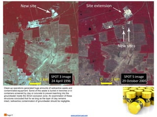 Nuclear - 25 years of satellite imagery over Chernobyl | PPTX