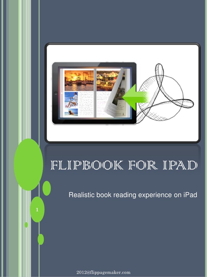 Flip book for ipad