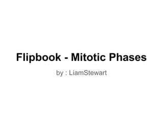 Flipbook - Mitotic Phases
       by : LiamStewart
 