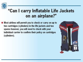 Inflatable Life Jacket Education Presentation | PPT