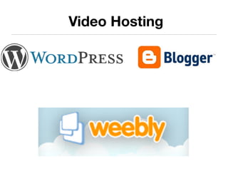 Video Hosting
 