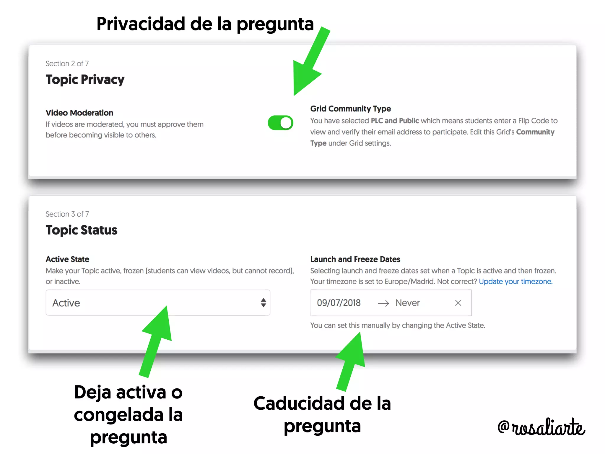 @rosaliarte
Caducidad de la
pregunta
Deja activa o
congelada la
pregunta
Privacidad de la pregunta
 
