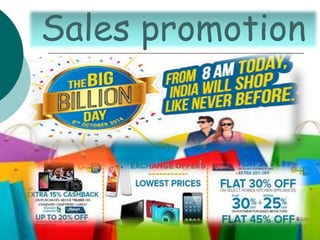 Sales promotion
 