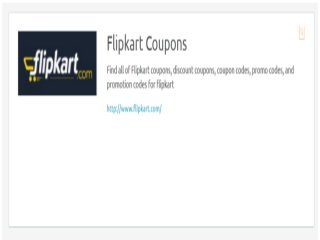 Flipkart coupons