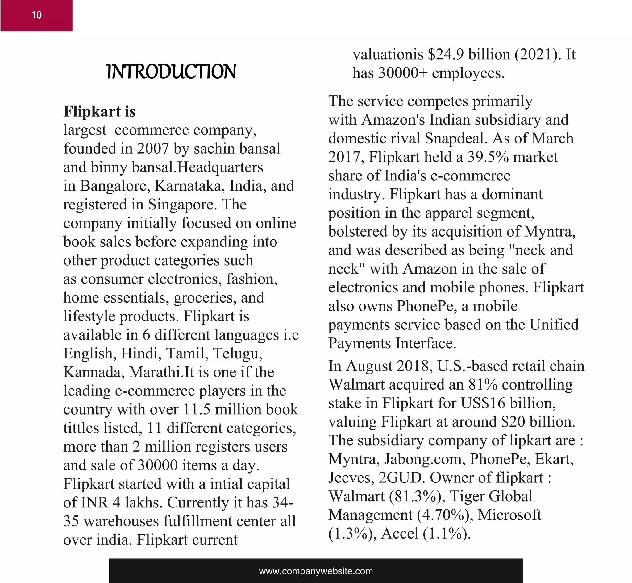 Flipkart Report Docx