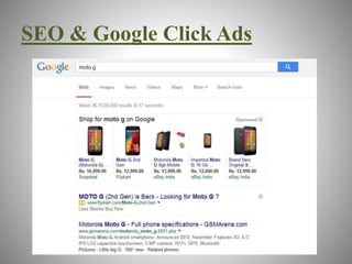 SEO & Google Click Ads 
 