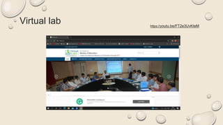 Virtual lab https://youtu.be/FT2e3UvKteM
 