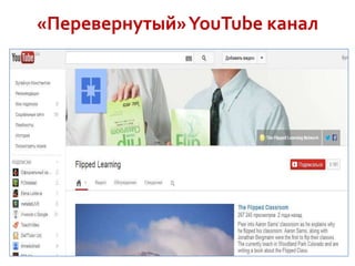 «Перевернутый» YouTube канал

 