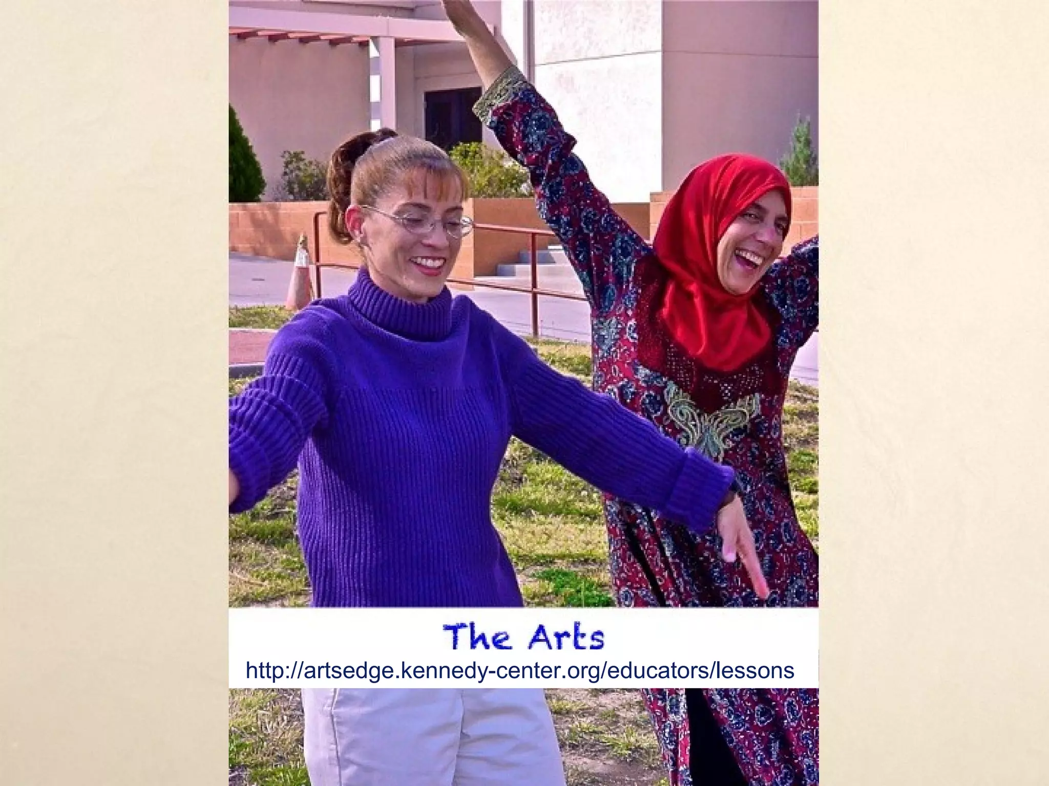 The Arts
http://artsedge.kennedy-center.org/educators/lessons
 