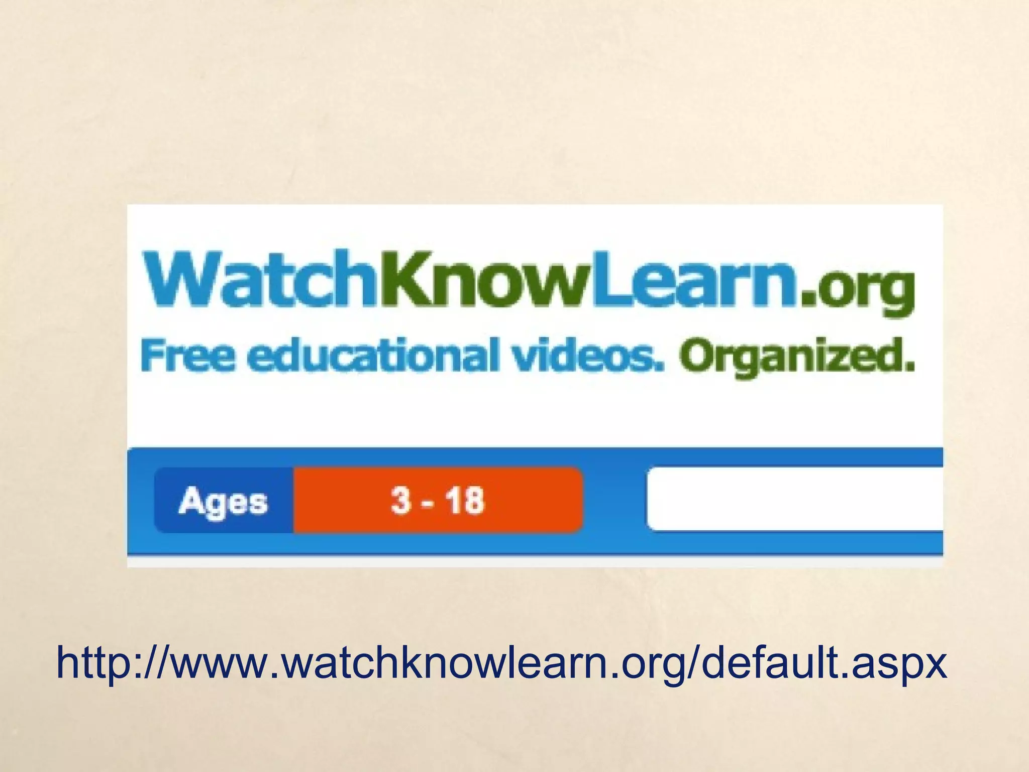 http://www.watchknowlearn.org/default.aspx
 