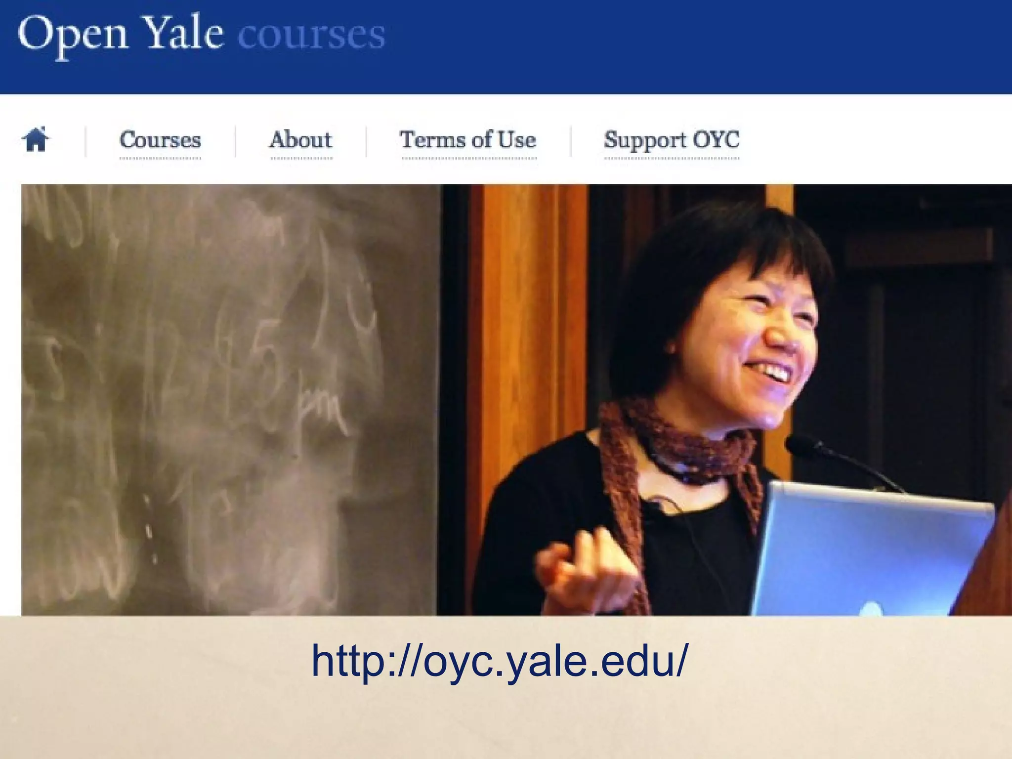 http://oyc.yale.edu/
 