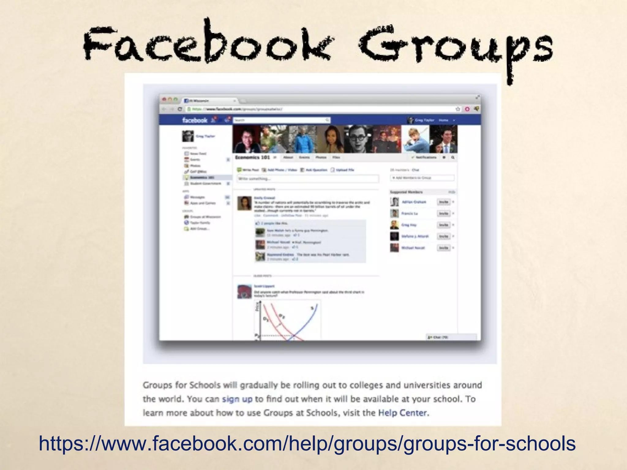 Facebook Groups




https://www.facebook.com/help/groups/groups-for-schools
 