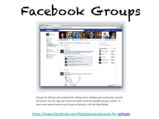 https://www.facebook.com/help/groups/groups-for-schools
 