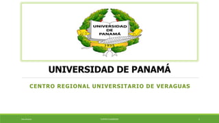 UNIVERSIDAD DE PANAMÁ
CENTRO REGIONAL UNIVERSITARIO DE VERAGUAS
Ana Amores FLIPPED CLASSROOM 1
 