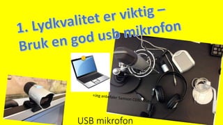 USB mikrofon
 