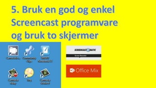 Flipped classroom - noe for finansnæringen - Oslo mai 2017