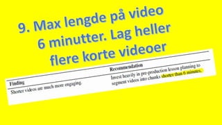 Flipped classroom - noe for finansnæringen - Oslo mai 2017