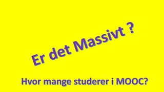 Flipped classroom - noe for finansnæringen - Oslo mai 2017