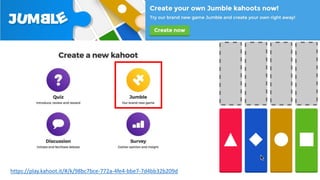 https://play.kahoot.it/#/k/98bc7bce-772a-4fe4-bbe7-7d4bb32b209d
 