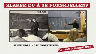 Flipped classroom - noe for finansnæringen - Oslo mai 2017