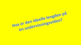 Flipped classroom - noe for finansnæringen - Oslo mai 2017