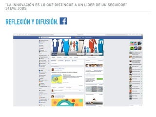 “LA INNOVACIÓN ES LO QUE DISTINGUE A UN LÍDER DE UN SEGUIDOR”
STEVE JOBS.
REFLEXIÓN Y DIFUSIÓN.
 