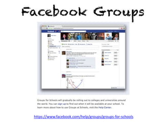 https://www.facebook.com/help/groups/groups-for-schools
 