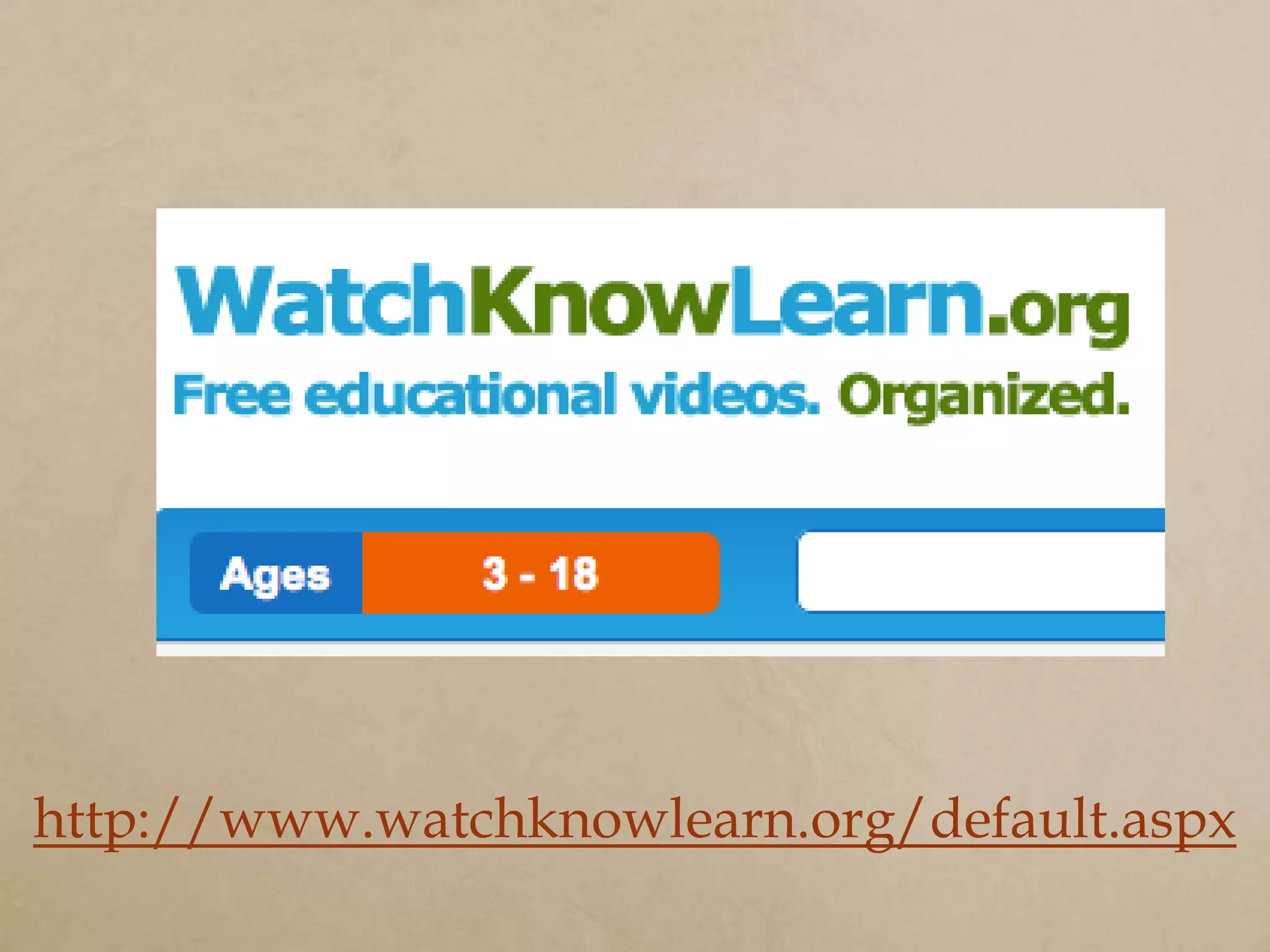 http://www.watchknowlearn.org/default.aspx
 