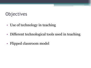 Flipped class Technologies in Large group teaching. pptx | PPTX