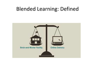 Blended Learning: Defined

 