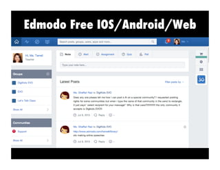 Edmodo Free IOS/Android/Web
 
