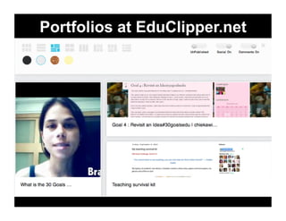 Portfolios at EduClipper.net
 